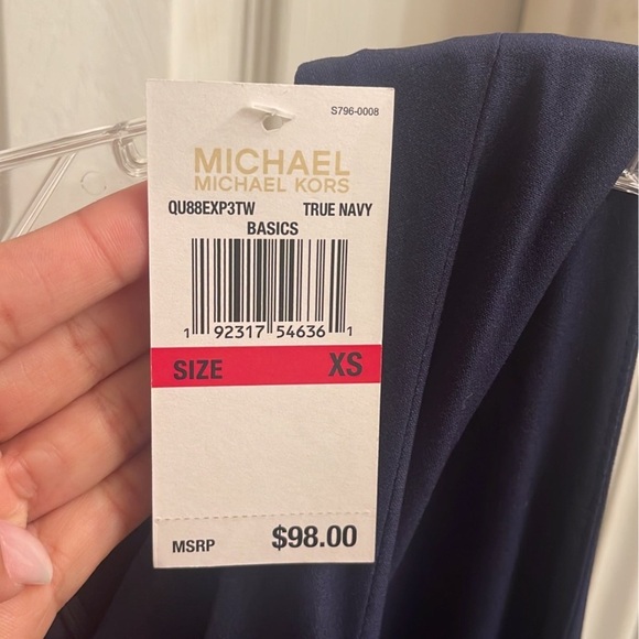 New with tag extra small navy Michael Kors dress - Picture 6 of 6